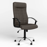 Кресло руководителя Новый Стиль BOSS BX TILT CHR68 ECO-70 (Серый) (NWS-125239)