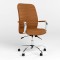 Крісло керівника Новий Стиль BRUNO (COMFORT+ANYFIX) P ECO-13 (Коричневий) (NWS-125319)
