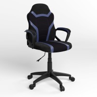Детское поворотное Новый Стиль кресло FIXY GTP PL51 AB-04/ECO-22 (Черный/Синий) (NWS-123789)