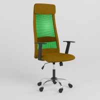 Крісло офісне поворотне Новий Стиль FRANK GTR TILT (WS-122) CHR68 P OH-8/C-89 (Зелений/Темно-салатовий) (NWS-123749)