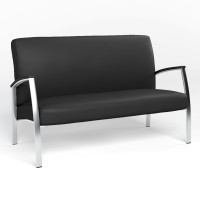Диван офісний Новий Стиль INCANTO DUO ECO-30 (Чорний) (NWS-122770)