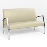 Диван офисный Новый Стиль INCANTO DUO(S) ECO-07 (Светло-бежевый) (NWS-122780)