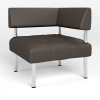 Крісло офісне кутове Новий Стиль OFFICE ECO-70 (Сірий) (NWS-122810)