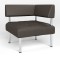 Крісло офісне кутове Новий Стиль OFFICE ECO-70 (Сірий) (NWS-122810)