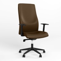 Кресло офисное поворотное Новый Стиль SOLO R BLACK (ABS) SFB PL70 ECO-35 (Кофе) (NWS-132228)