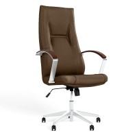 Крісло офісне поворотне Новий Стиль KING STEEL TILT AL70 ECO-35 (Кава) (NWS-126421)