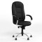 Крісло поворотне MODUS STEEL CHROME (COMFORT) ECO-30 (Чорний) (NWS-126481)