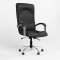Крісло офісне поворотне Новий Стиль GERMES STEEL CHROME (COMFORT+ANYFIX) ECO-30 (Чорний) (NWS-126052)