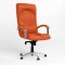 Крісло офісне поворотне Новий Стиль GERMES STEEL CHROME ECO-72 (Помаранчевий) (NWS-126072)