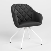 Обідній стілець Новий Стиль WESTER 4S WHITE ECO-30 (Чорний) (NWS-123042)