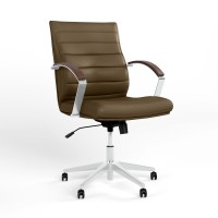 Крісло офісне поворотне Новий Стиль IRIS STEEL LB TILT AL70 ECO-35 (Кава) (NWS-126303)