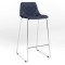 Стул барный ALIYA HOKER CFS CHROME (BOX) ECO-22 (Синий) (NWS-121075)