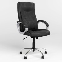 Крісло офісне поворотне Новий Стиль ELLY ANYFIX CHR68 ECO-30 (Чорний) (NWS-126677)