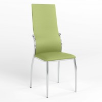 Обеденный стул Новый Стиль MARTIN CHROME (BOX) ECO-45 (фисташковый) (NWS-121507)