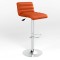 Стул барный OLIVIA CHROME (BOX) ECO-72 (Оранжевый) (NWS-122177)