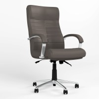 Крісло офісне поворотне Новий Стиль ORION STEEL LB CHROME (ANYFIX) P ECO-70 (Сірий) (NWS-126557)