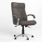 Крісло офісне поворотне Новий Стиль ORION STEEL LB CHROME (ANYFIX) P ECO-70 (Сірий) (NWS-126557)