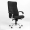 Крісло офісне поворотне Новий Стиль ORION STEEL CHROME (COMFORT) Micro-A (Чорний) (NWS-126617)