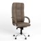 Крісло поворотне STAR STEEL CHROME (COMFORT) Micro-B (Коричневий) (NWS-126827)