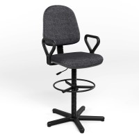 Кресло офисное поворотное Новый Стиль REGAL GTP NEW RING BASE STOPKI PM60 C-38 (Антрацит) (NWS-132099)