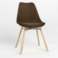 Стілець обідній Новий Стиль ASTI ALU SOFT WOOD (BOX-1) PL-10 (Темно-оливковий) (NWS-127239)