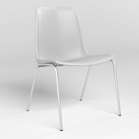 Стул офисный Новый Стиль BESTA NS ALU (BOX-2) BS-WHITE (Белый) (NWS-127379)