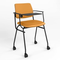 Стілець офісний Новий Стиль ISIT ARM BLACK T RMH (BOX-2) V-17 (Бежевий) (NWS-128119)