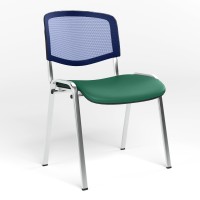 Стілець офісний Новий Стиль ISO NET CHROME OH-3 V-20 (Бірюзовий) M (NWS-127829)