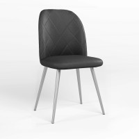 Стул обеденный Новый Стиль MILANA HN ALU (BOX-1) LN ECO-30 (Черный) (NWS-128739)