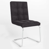 Стілець обідній Новий Стиль RALPH CF CHROME (BOX-2) PUMA-16 (Чорний) (NWS-129099)