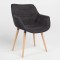 Обідній стілець Новий Стиль VENSAN WOOD BLACK (BOX) БУК PUMA-16 (Чорний) (NWS-129639)
