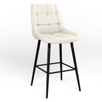 Обеденный стул Новый Стиль NICOLE HN HOKER BLACK (BOX-1) RMB ECO-50 (Белый) (NWS-130070)