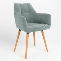 Обеденный стул Новый Стиль DASTER WOOD BLACK (BOX-1) LN SORO-34 (Ментол) (NWS-121264)