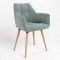 Стул на раме DASTER WOOD BLACK (BOX-1) LN SORO-34 (Ментол) (NWS-121264)