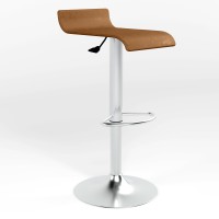 Барный стул Новый Стиль LATINA CHROME ECO-13 (Коричневый) (NWS-121414)