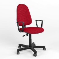 Крісло офісне поворотне Новий Стиль PRESTIGE II GTP (FREESTYLE) PM60 C-2 (Червоний) (NWS-124464)