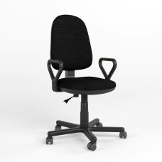 Крісло офісне поворотне Новий Стиль STANDART GTP (J) PM60 C-11 (Чорний) (NWS-124774)