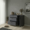 Комод Doros Торн Антрацит 3Ш/1Д 135х51.6х80 (DRS-012103)