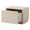 Тумба приліжкова Perfect Home Royal S54 1S 53,6х42х39 Бежевий (PFH-091296)