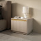 Тумба приліжкова Perfect Home Royal S54 1S 53,6х42х39 Бежевий (PFH-091296)