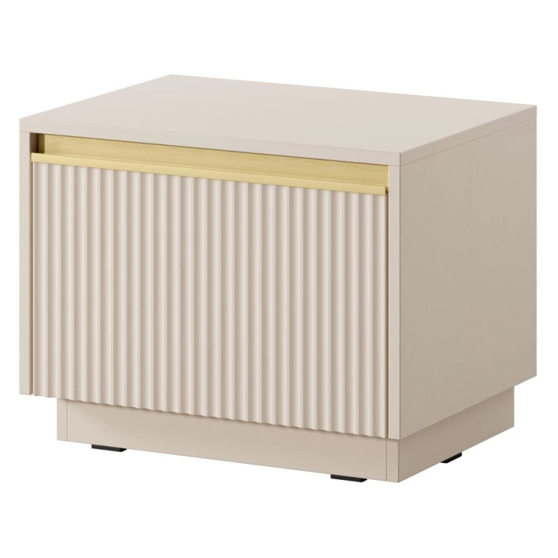 Тумба приліжкова Perfect Home Royal S54 1S 53,6х42х39 Бежевий (PFH-091296)