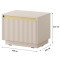 Тумба приліжкова Perfect Home Royal S54 1S 53,6х42х39 Бежевий (PFH-091296)