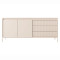 Комод з телескопічними напрямними Perfect Home Senso 2D3S/187 187,1x81,4x39,5 Бежевий (PFH-091108)