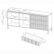 Комод з телескопічними напрямними Perfect Home Senso 2D3S/187 187,1x81,4x39,5 Бежевий (PFH-091108)