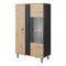 Вітрина низька у вітальню Perfect Home Kadis 2D1W/90 148,8х90,1х40 Дуб артизан/Антрацит (PFH-091168)