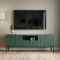 Тумба під телевізор Perfect Home Nova RTV154 154х56х39 2-дверний з 1 шухлядою і чорними ніжками Лабрадор (PFH-091499)