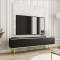 Тумба під телевізор Perfect Home Oro RTV175 3D 175х53х32 Чорний (золоті ніжки) (PFH-091321)