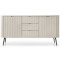 Комод з телескопічними напрямними Perfect Home Zova KSZ168 2D3S 168x87x39 Кашемір (чорні ніжки) (PFH-091281)