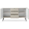 Комод з телескопічними напрямними Perfect Home Zova KSZ168 2D3S 168x87x39 Кашемір (чорні ніжки) (PFH-091281)