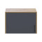 Антресоль Doros к пеналу Ронди Дуб Артизан/Графит ДСП 60х52х41 (41516245) (DRS-012110)